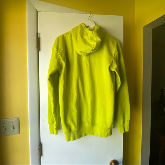 Gymshark Lime Oversized Training Hoodie sz Small - Picture 4 of 12
